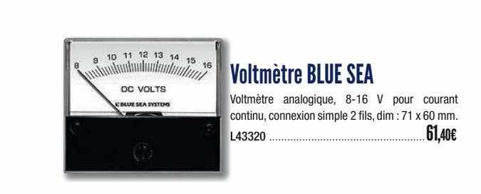 voltmètre blue sea