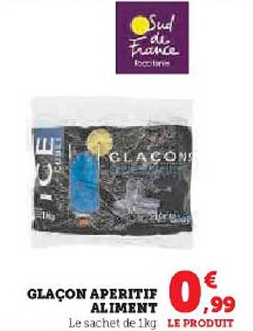 glaçon apéritif aliment
