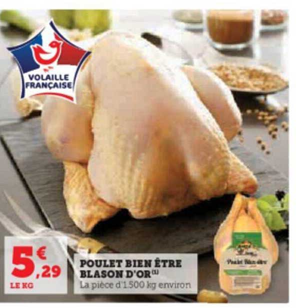 poulet bien être blason d'or