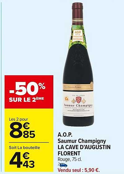 a.o.p. saumur champigny la cave d'augustin florent