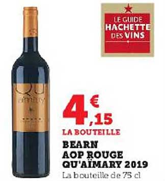 bearn aop rouge qu'aïmary 2019