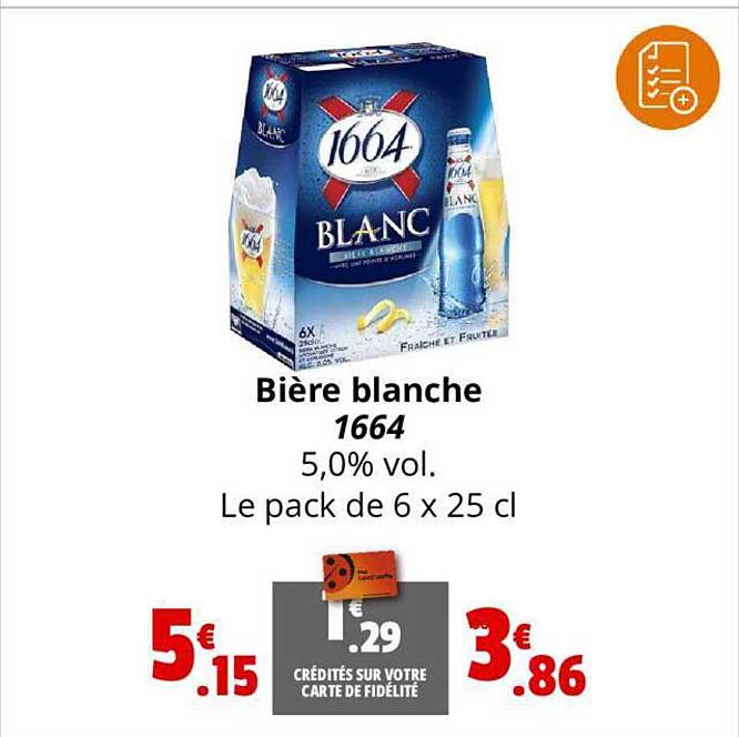 Bière Blanche 1664