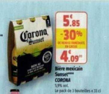 Bière Mexicain Sunset Corona