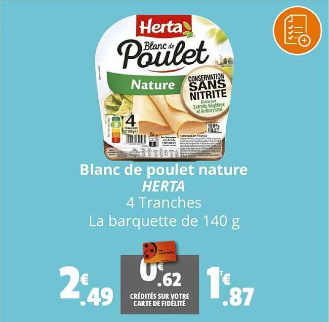 Blanc De Poulet Nature Herta