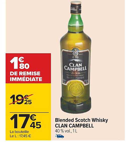 blended scotch whisky clan campbell