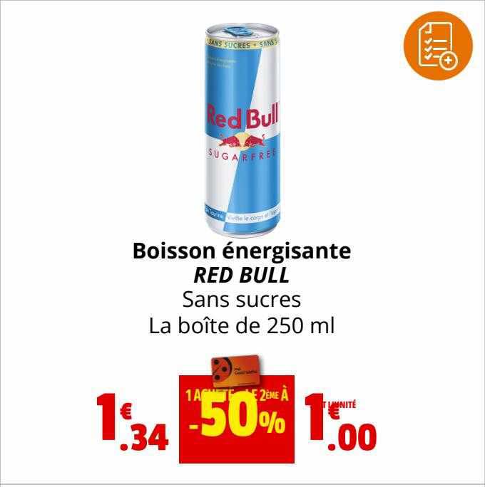 boisson énergisante red bull