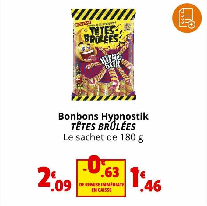 bonbons hypnostik têtes brûlées