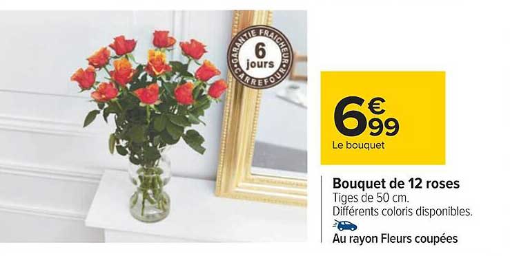 Bouquet De 12 Roses