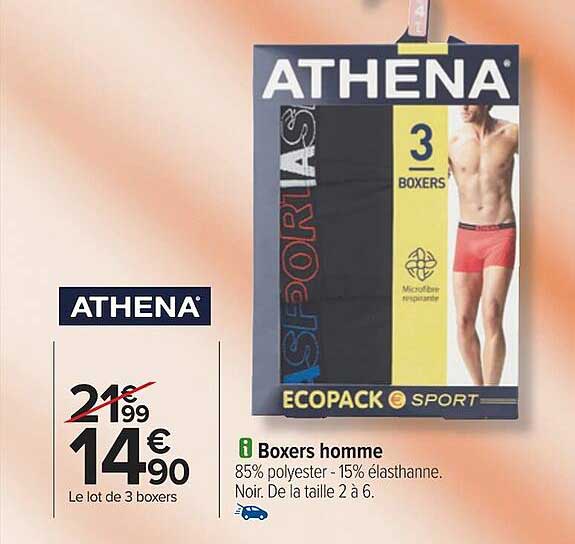 Boxers Homme Athena