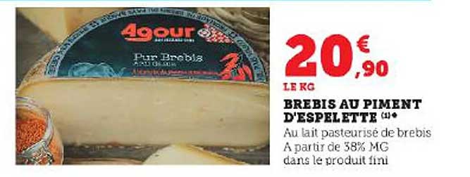 brebis au piment d'espelette