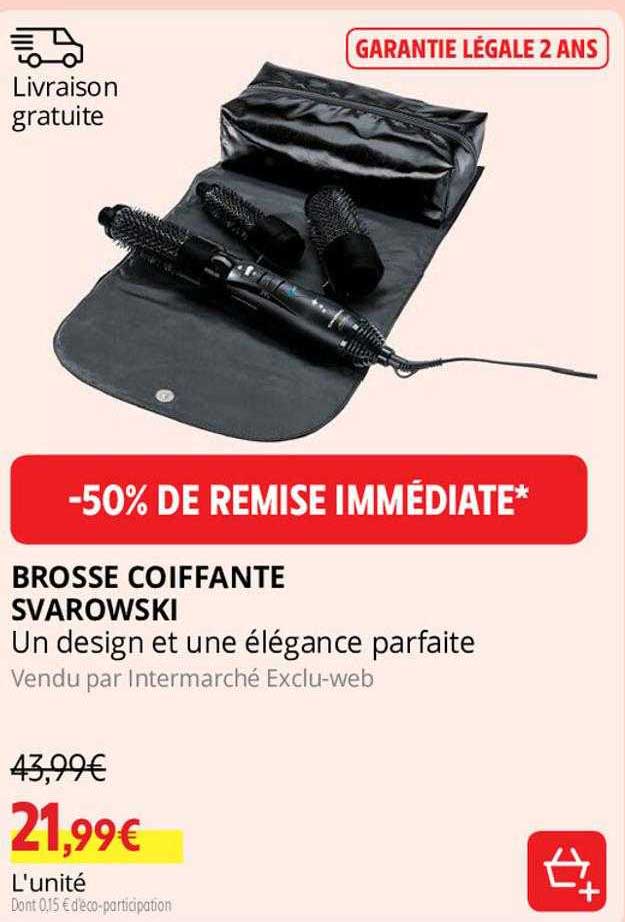 brosse coiffante svarowski