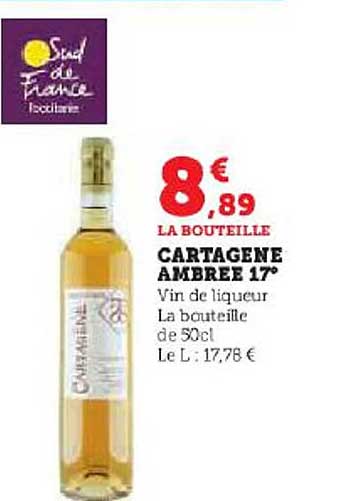 cartagene ambrée 17°