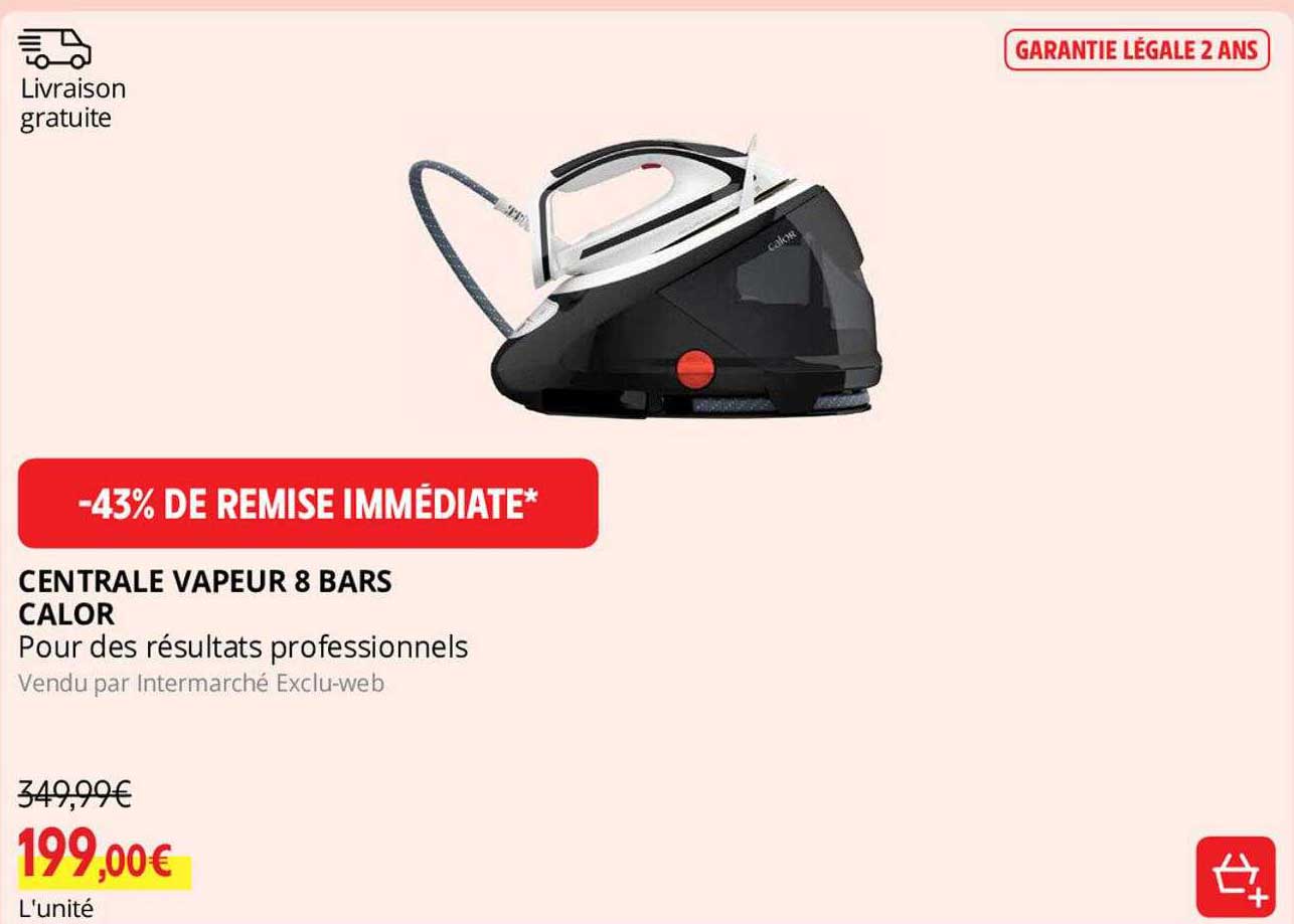 centrale vapeur 8 bars calor