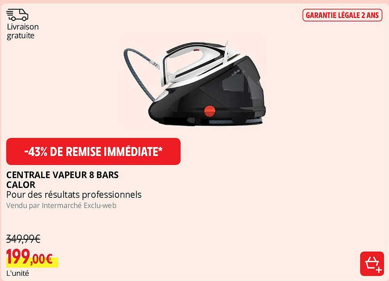 centrale vapeur 8 bars calor