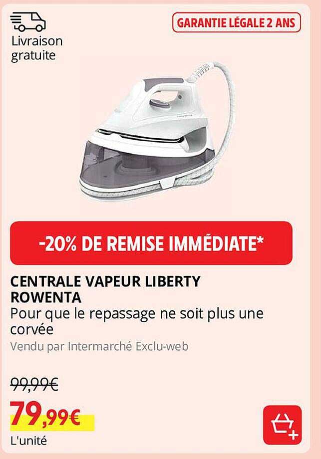 Centrale Vapeur Liberty Rowenta