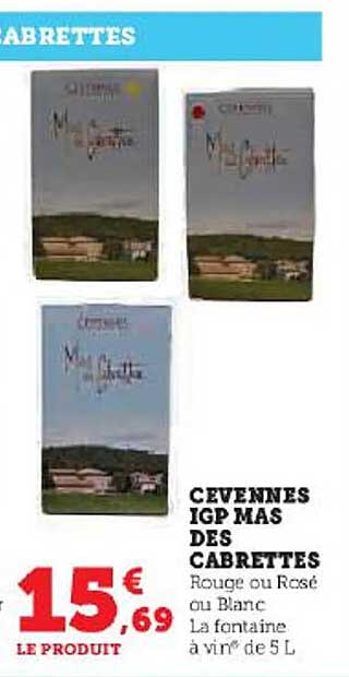 cevennes igp mas des cabrettes
