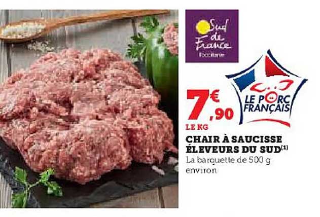 chair à saucisse éleveurs du sud