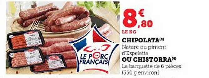 chipolata ou chistorra