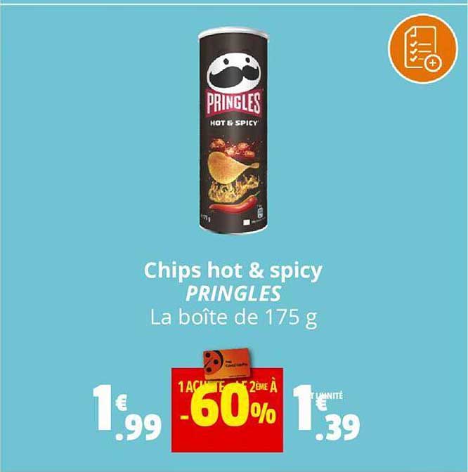 chips hot & spicy pringles