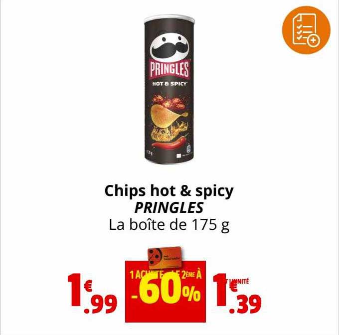 chips hot & spicy pringles