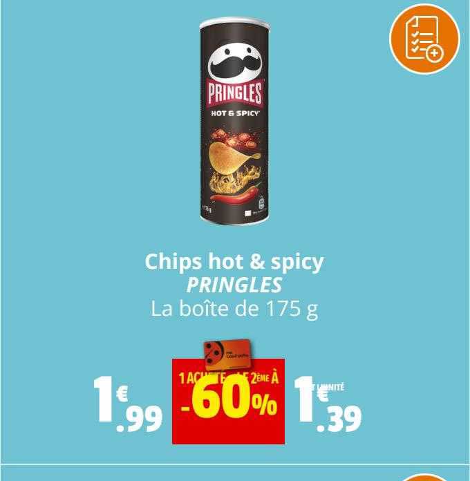 chips hot & spicy pringles