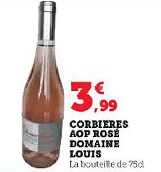 corbières aop rosé domaine louis