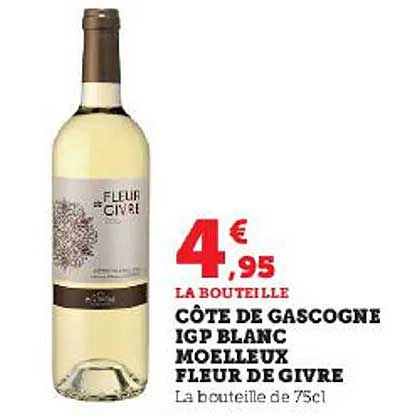 côte de gascogne igp blanc moelleux fleur de givre