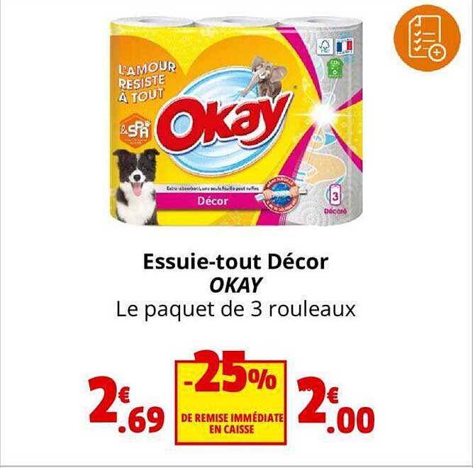 essuie-tout décor okay