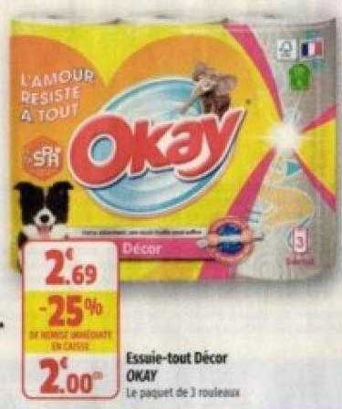 essuie-tout décor okay
