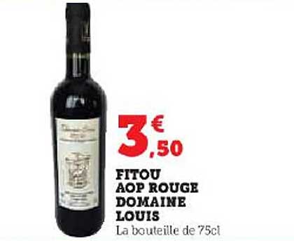 fitou aop rouge domaine louis
