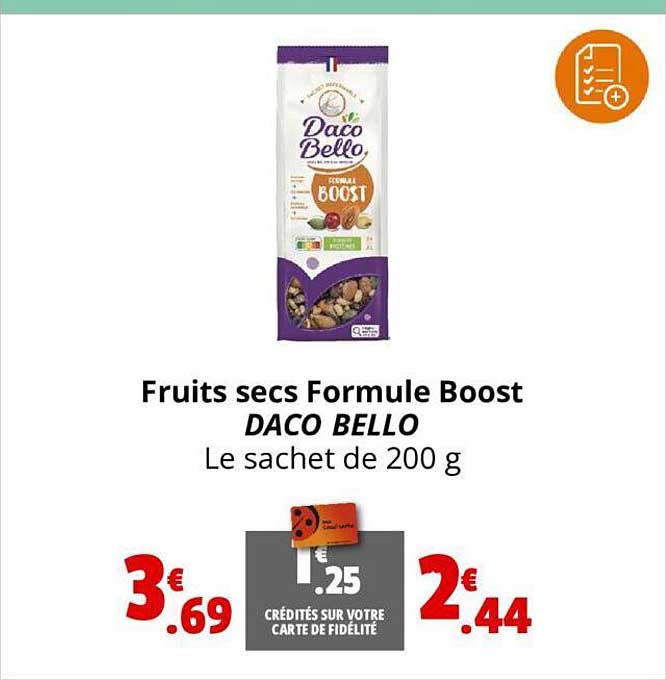 fruits secs formule boost daco bello