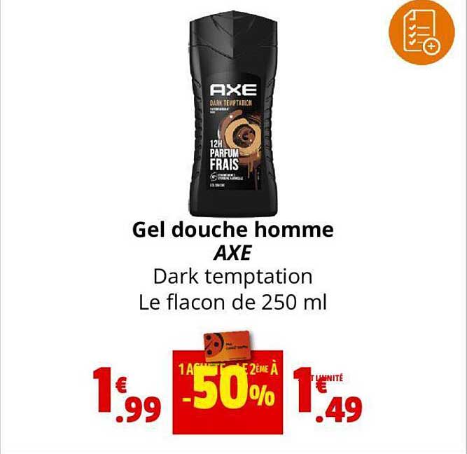 Gel Douche Homme Axe