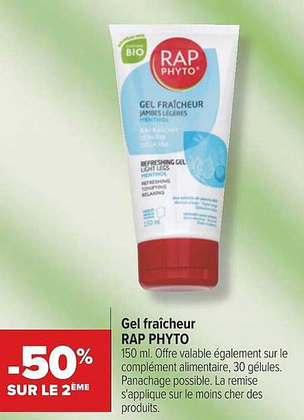 gel fraîcheur rap phyto