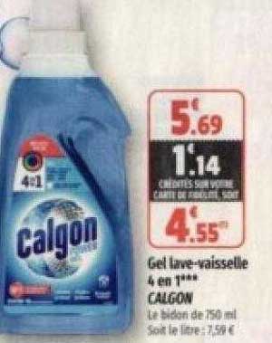 Gel Lave-vaisselle 4 En 1 Calgon