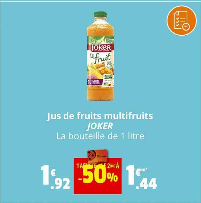 Jus De Fruits Multifruits Joker