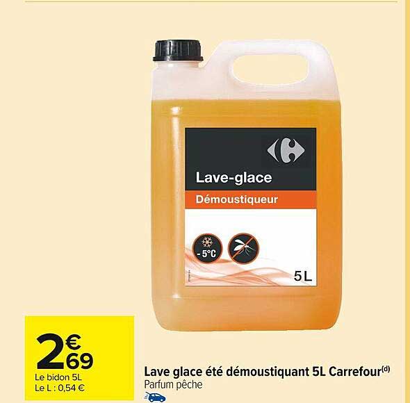 lave glace été démoustiquant 5l carrefour