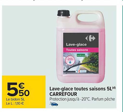 lave-glace toutes saisons 5l carrefour