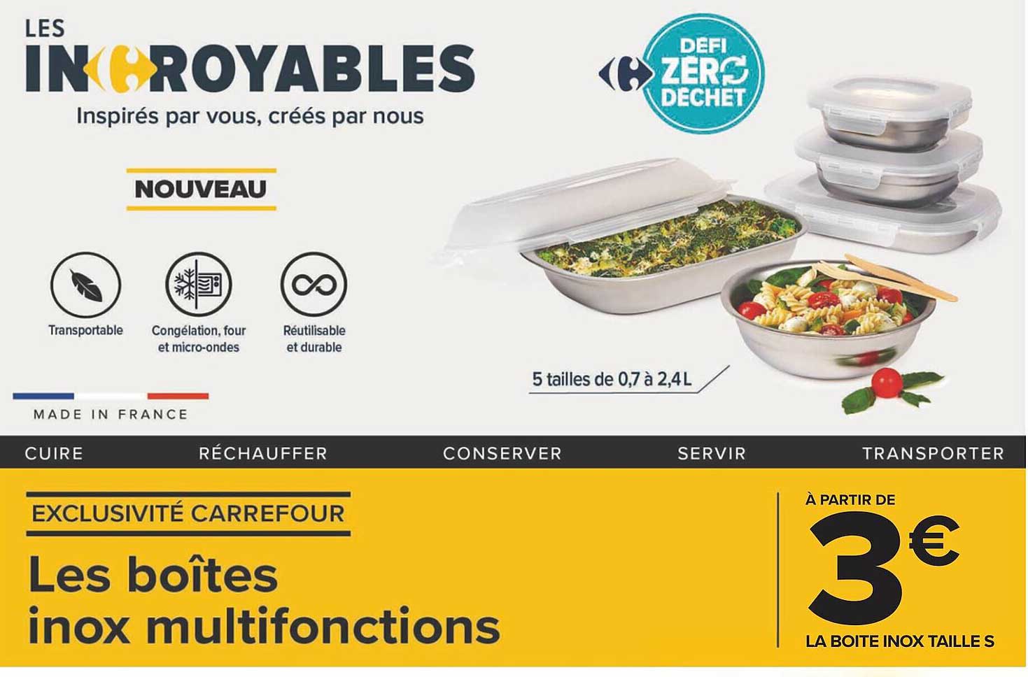 Les Boîtes Inox Multifonctions