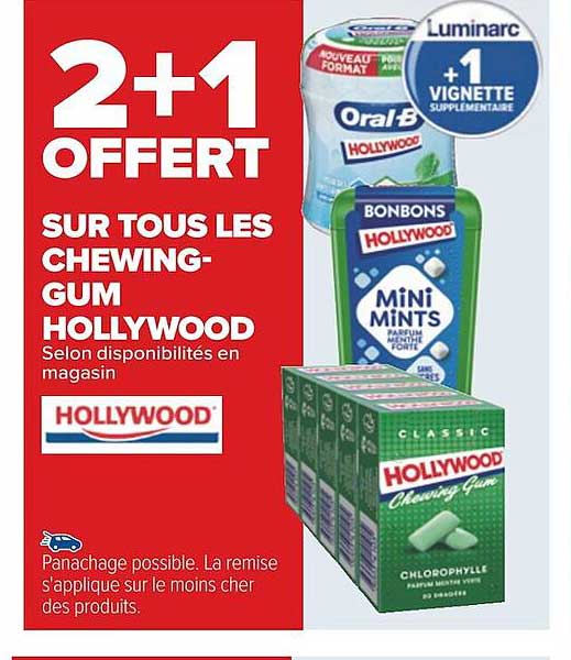 les chewing-gum hollywood