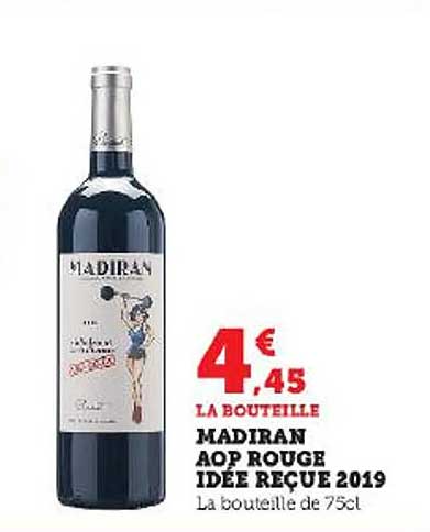 madiran aop rouge idée reçue 2019