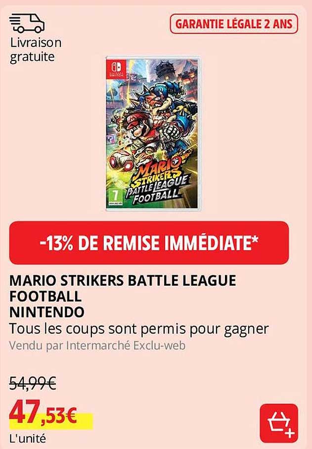 mario strikers battle league football nintendo