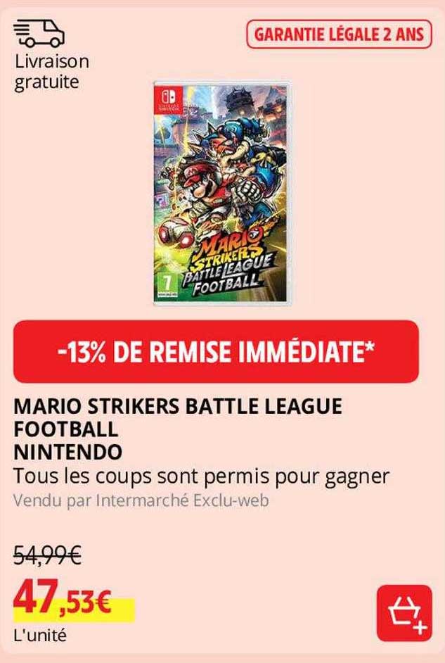 mario strikers battle league football nintendo