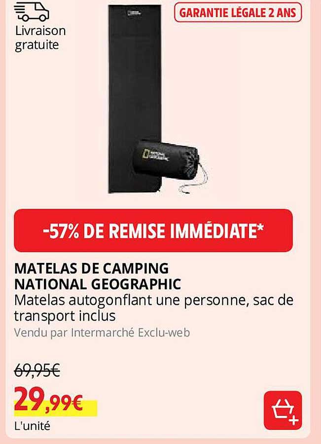 matelas de camping national géographic