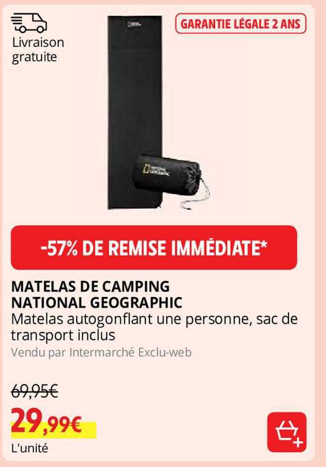 matelas de camping national géographic