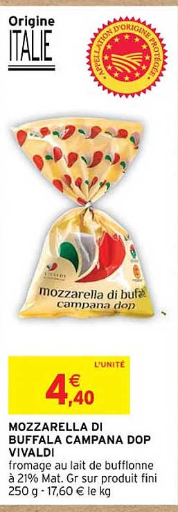 Mozzarella Di Buffala Campana Dop Vivaldi