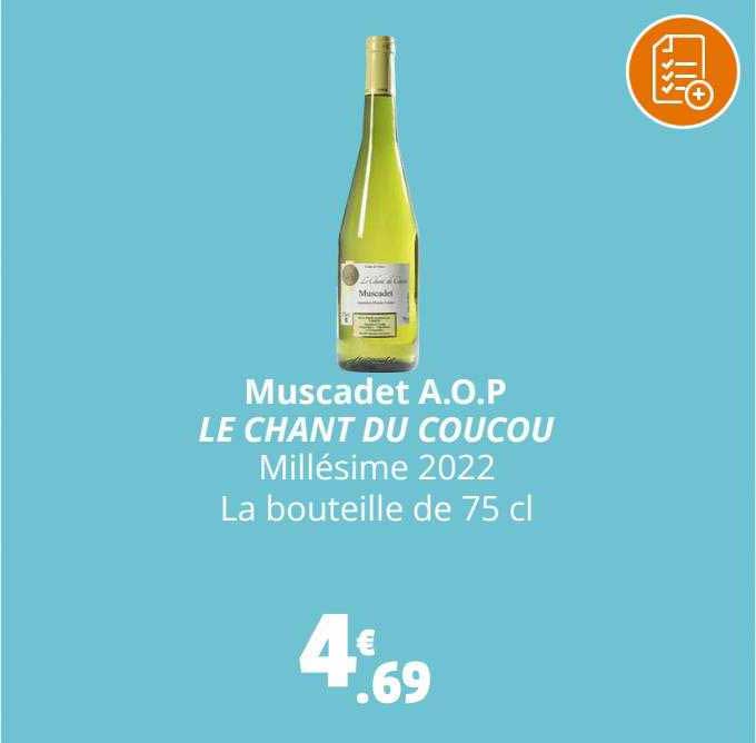 muscadet a.o.p. le chant du coucou