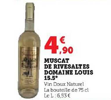 muscat de rivesaltes domaine louis 15.5°