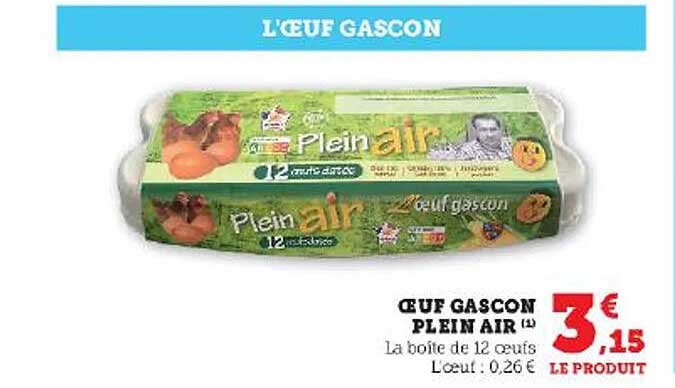 œuf gascon plein air