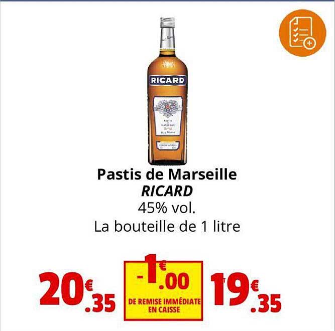 Pastis De Marseille Ricard