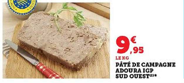 pâté de campagne adoura igp sud ouest